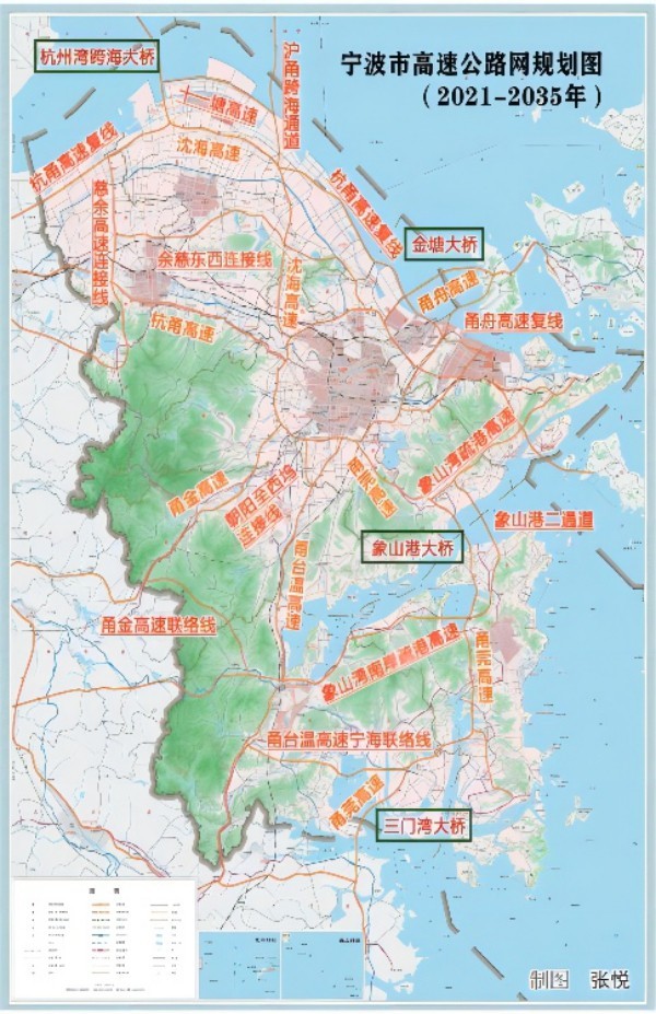 宁波市高速公路规划(2021-2035年)