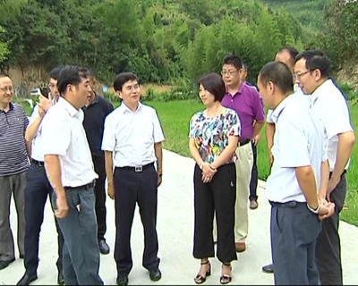 刘国洪来我县调研国土资源工作
